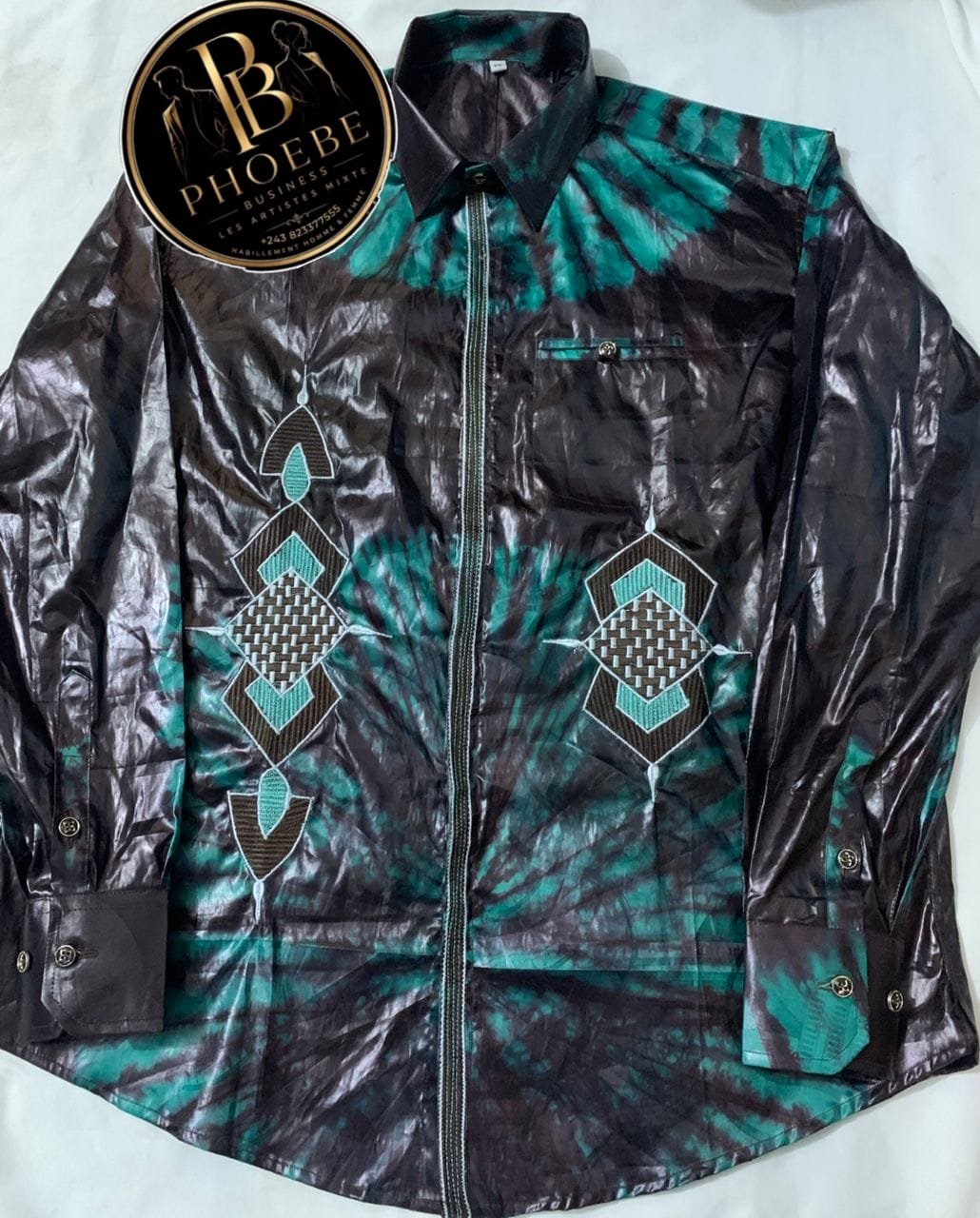 Chemise bazin riche